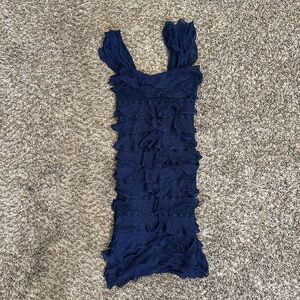Ruffle mini dress